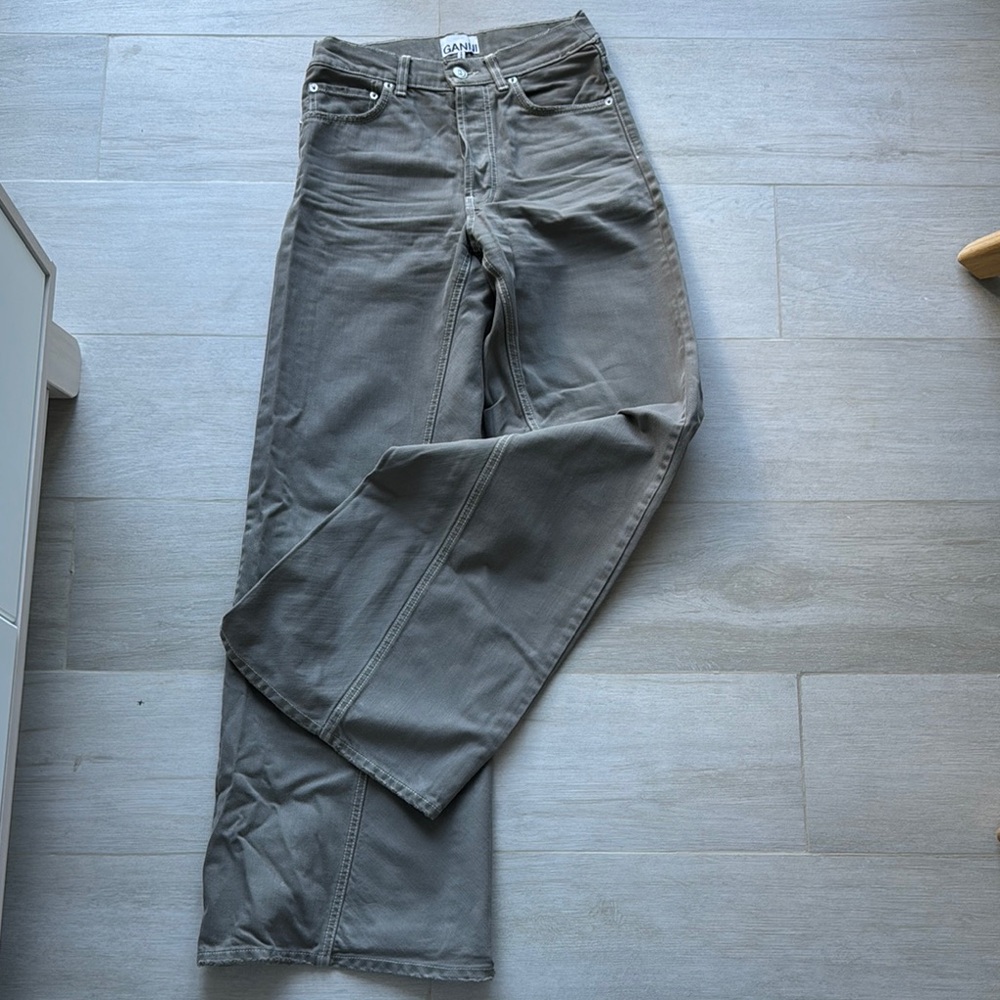 Ganni Gray Women's Jeans